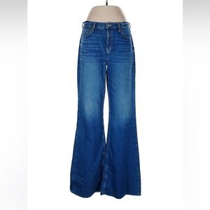 NWT: American Eagle Mid-High Rise Waist Wide Leg Denim Jeans• 10L